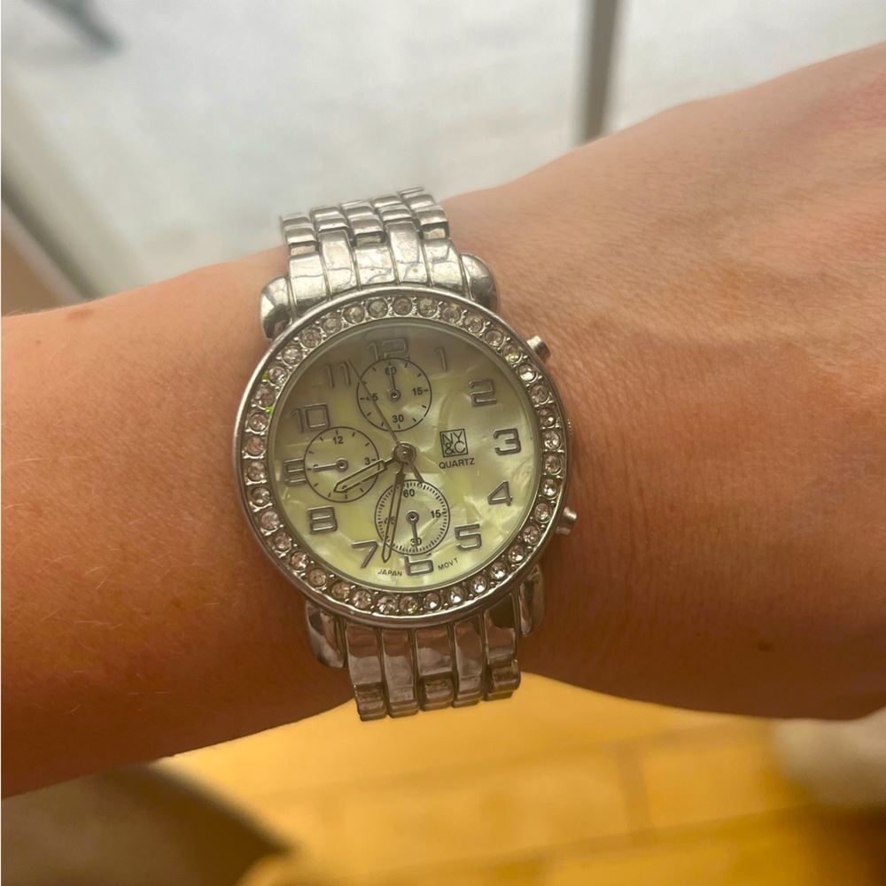 New York and Co Stainless Steel Watch